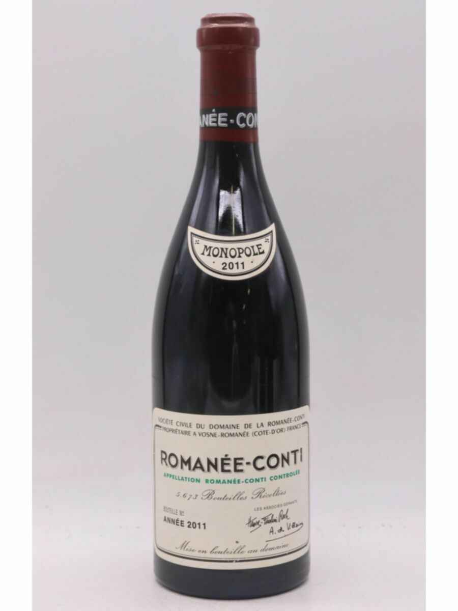 De La Romanee Conti Romanee Conti Grand Cru 2011