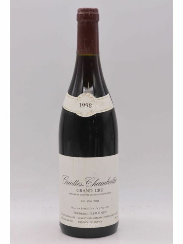 Frédéric Esmonin Griottes Chambertin Grand Cru, 1998