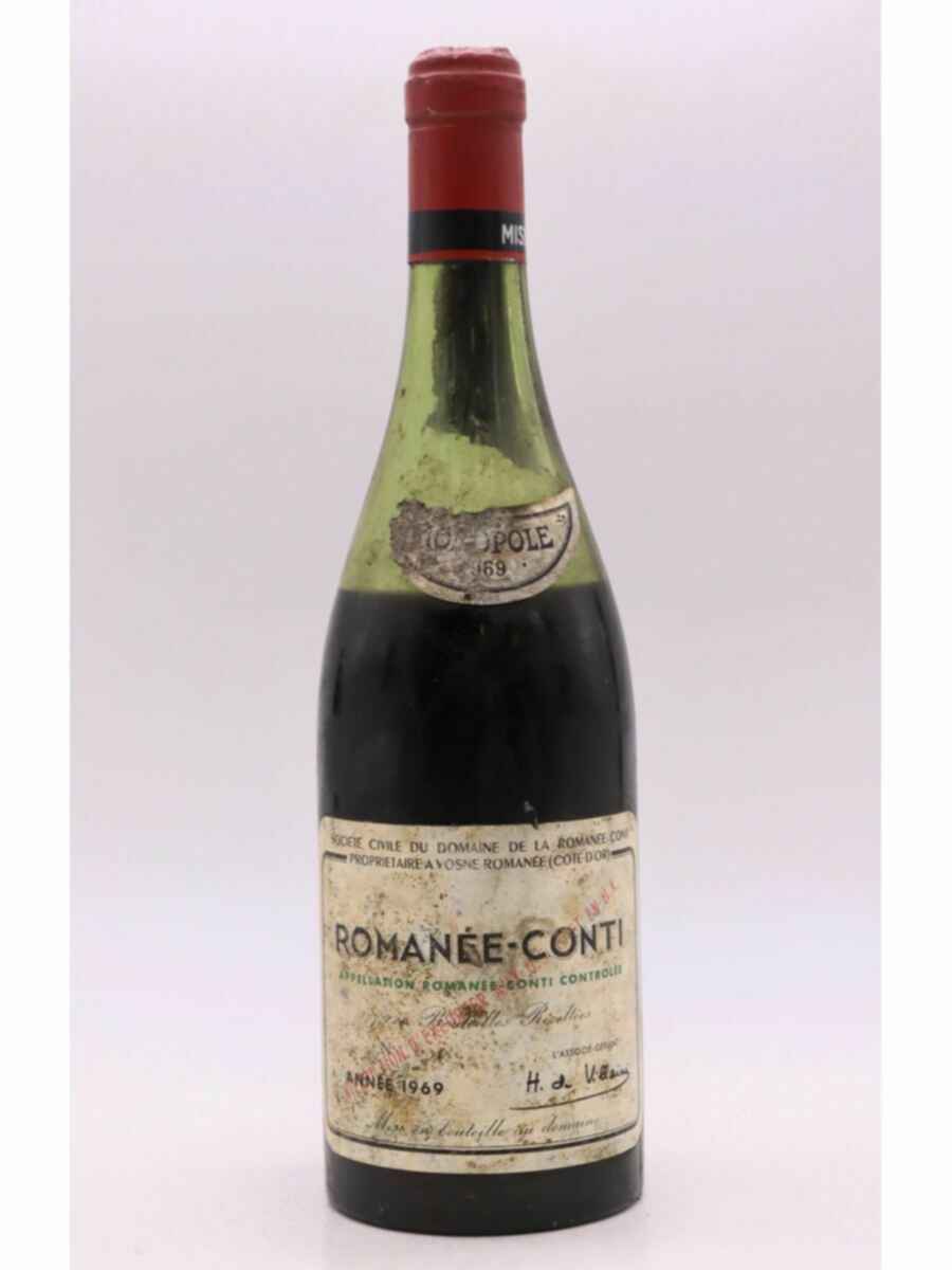 De La Romanee Conti Romanee Conti Grand Cru 1969