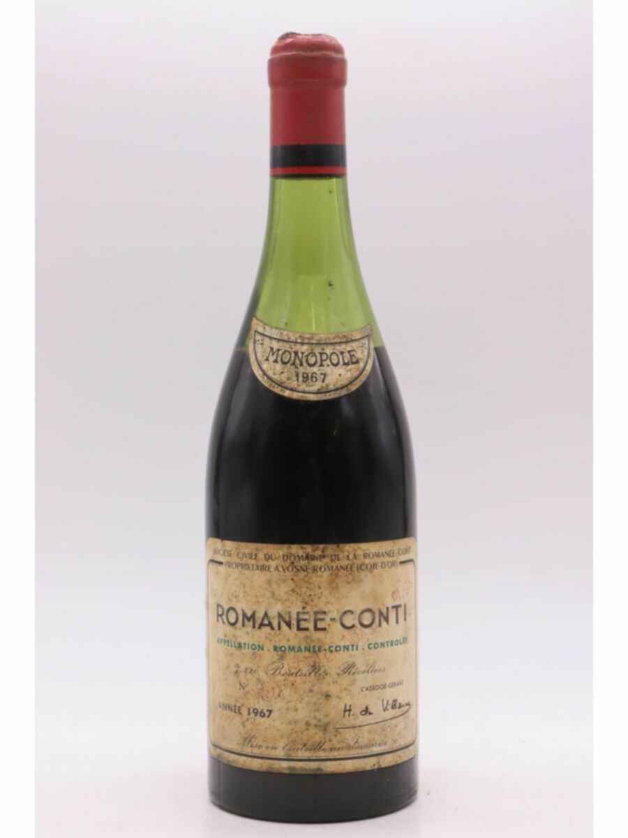 De La Romanee Conti Romanee Conti Grand Cru 1967