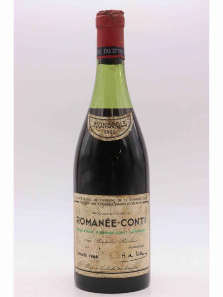 De La Romanee Conti Romanee Conti Grand Cru 1966