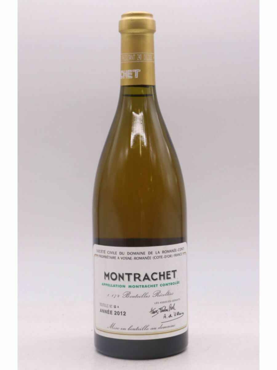 De La Romanee Conti Montrachet Grand Cru 2012