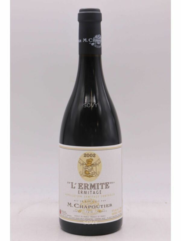 M.chapoutier L'ermite Ermitage Rouge, 2002