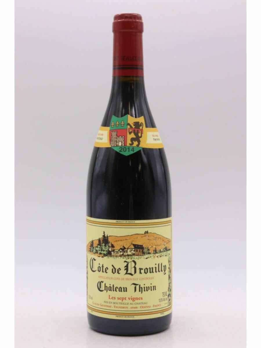 Chateau Thivin Cote De Brouilly Les 7 Vignes 2014