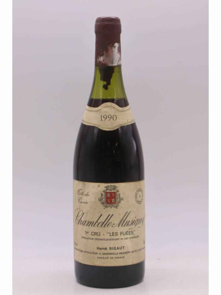 Anne Et Herve Sigaut Chambolle Musigny Les Fuees 1er Cru 1990