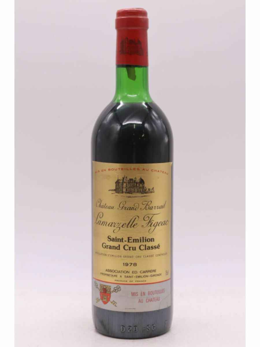 Chateau Grand Barrail Lamarzelle Figeac 1978