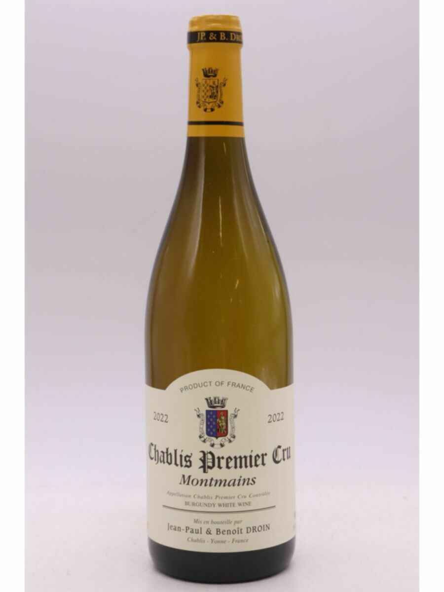 Jean Paul Droin Chablis Montmains 1er Cru 2022