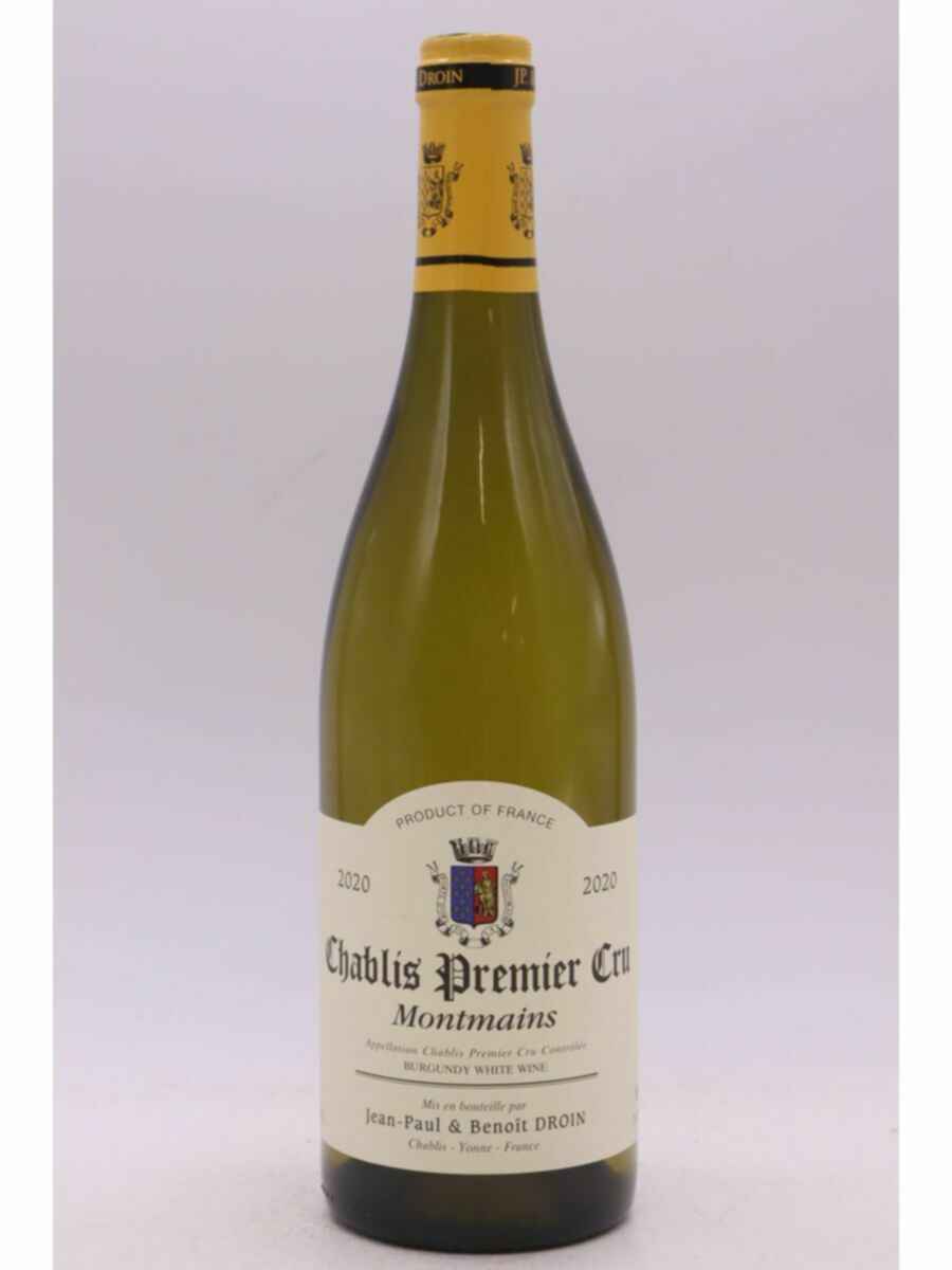 Jean Paul Droin Chablis Montmains 1er Cru 2020