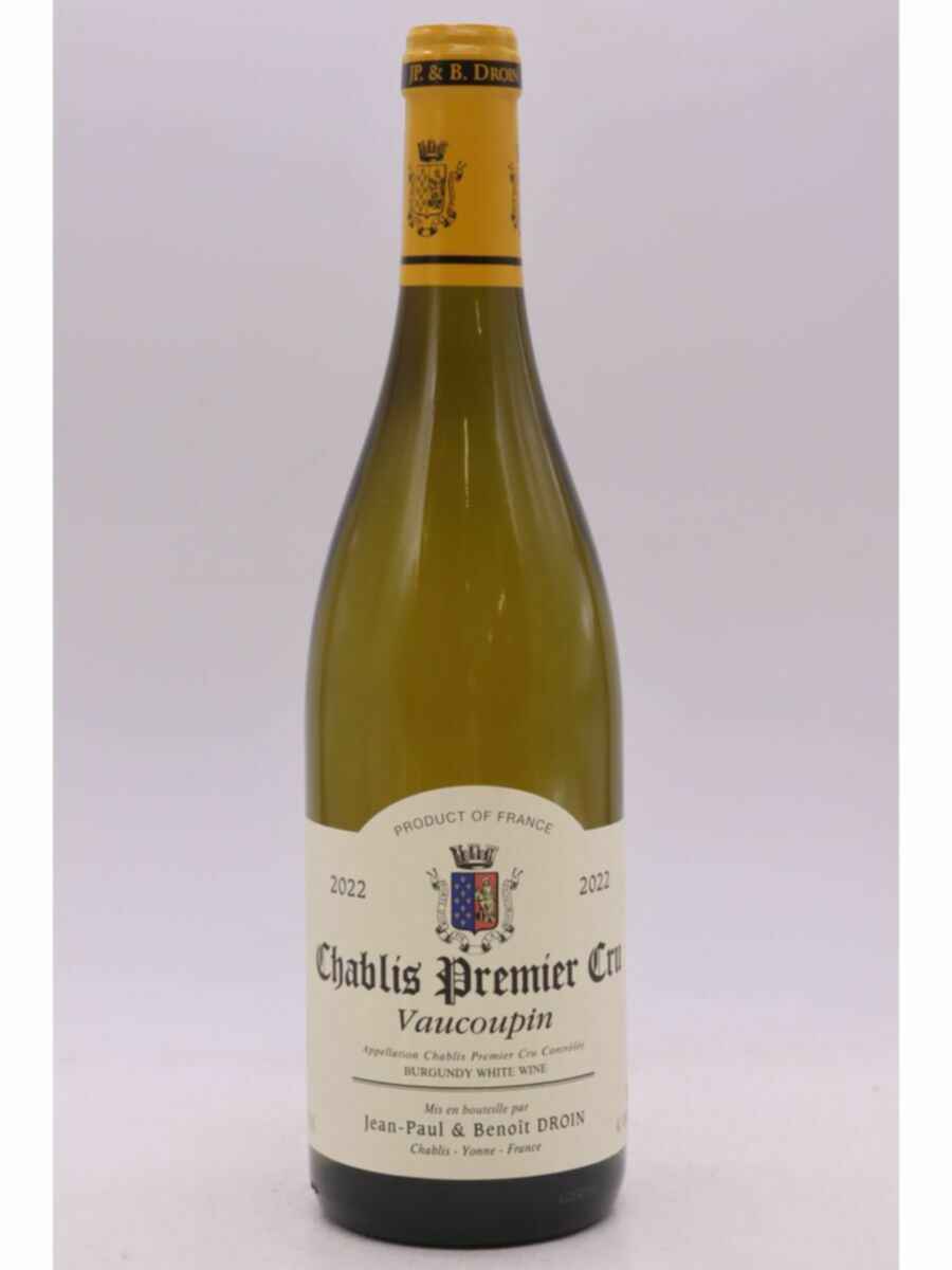 Jean Paul Droin Chablis Vaucoupin 1er Cru 2022