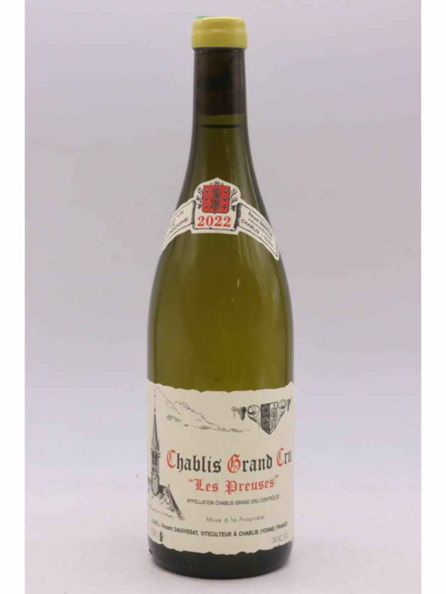 Vincent Dauvissat Chablis Les Preuses Grand Cru 2022