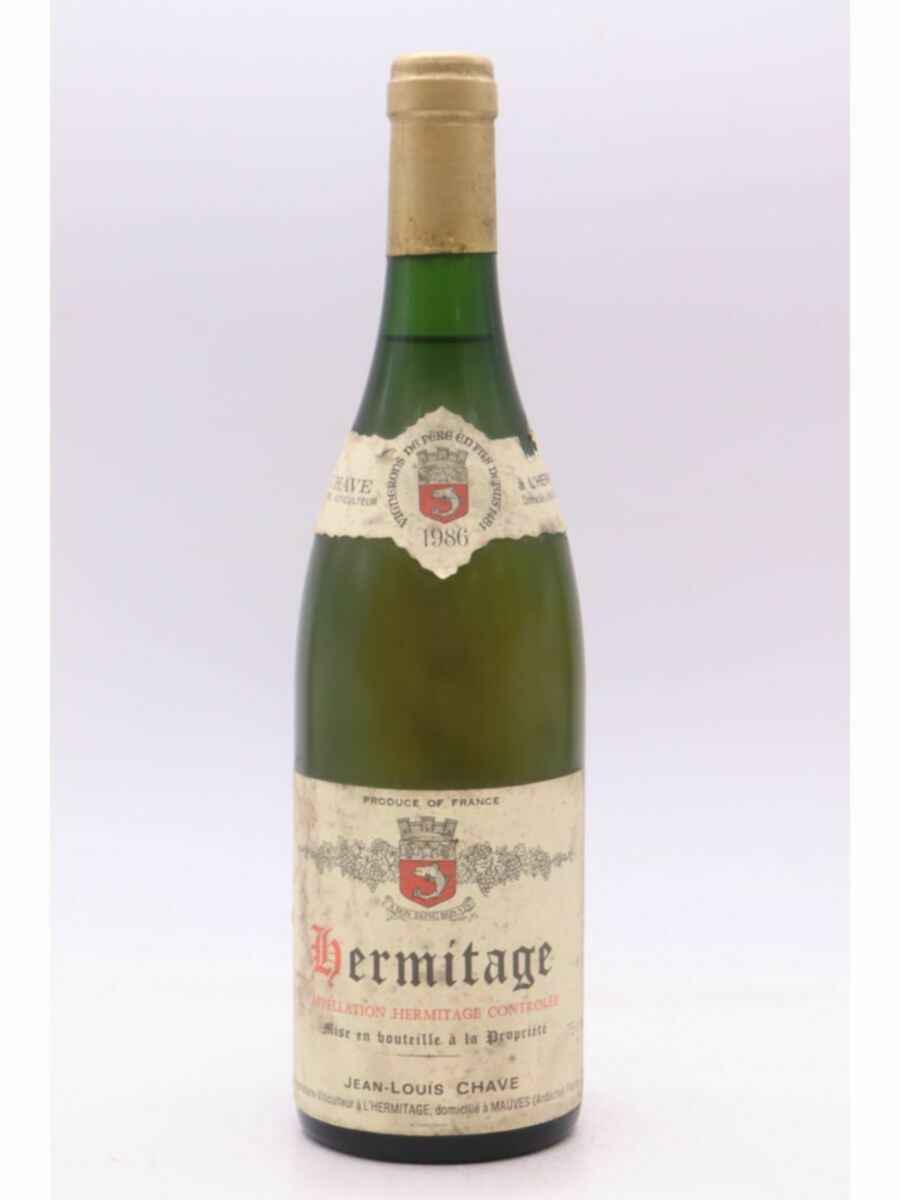 Jean Louis Chave Hermitage Blanc 1986