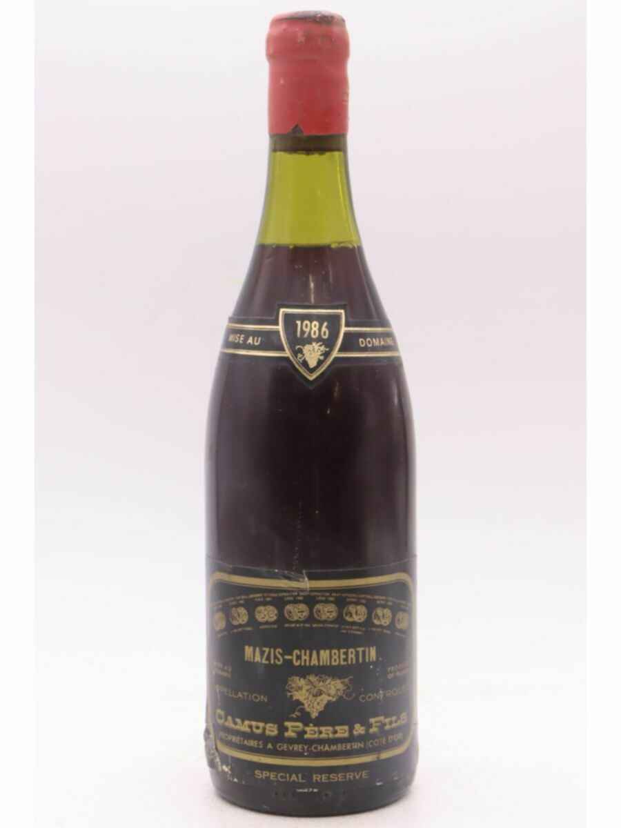 Camus Père Et Fils Mazy Chambertin 1986