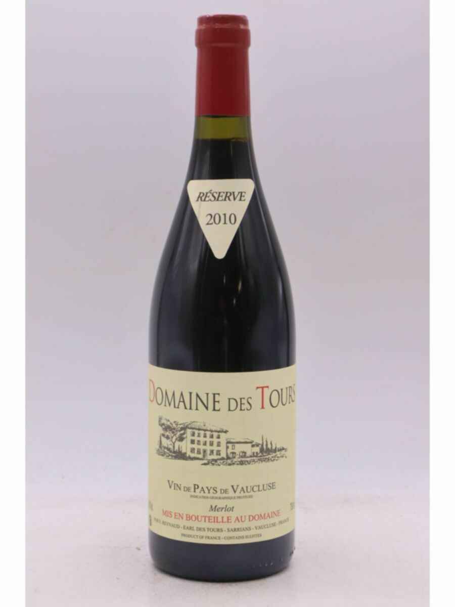 Rayas Domaine Des Tours  Vaucluse Merlot Reserve 2010