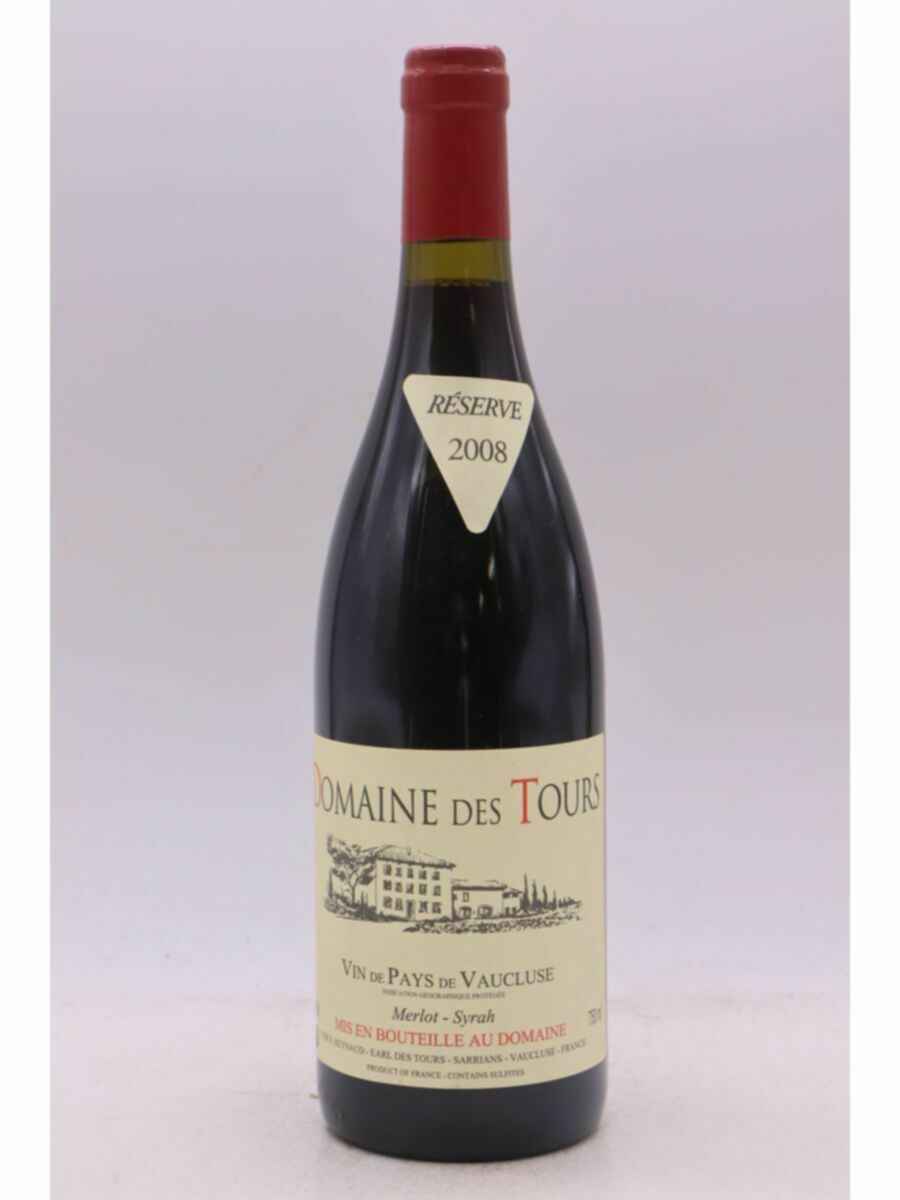 Rayas Domaine Des Tours Vaucluse Merlot-syrah Reserve 2008