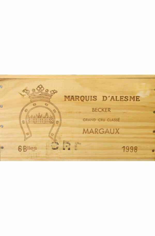 Château Marquis D'alesme 1998