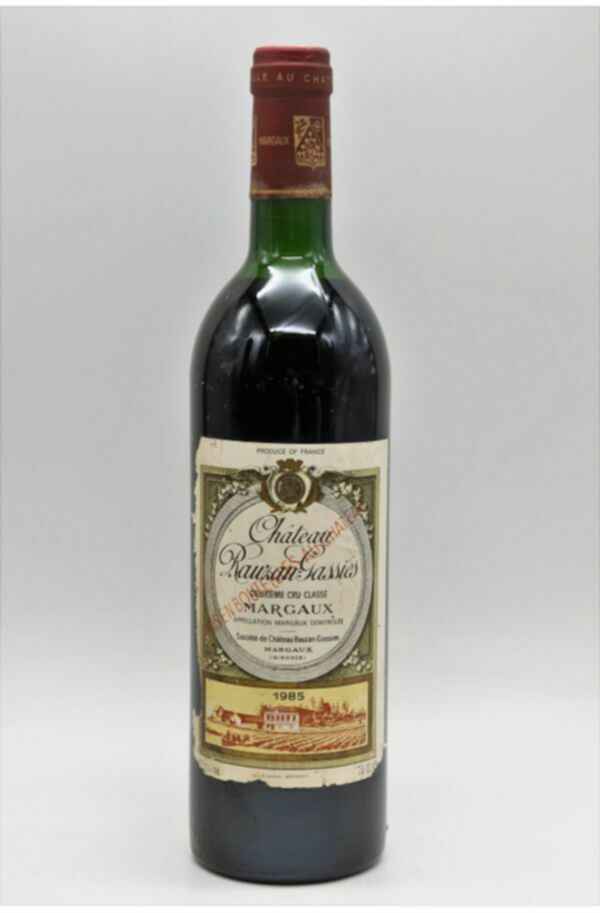 Chateau Rauzan Gassies 1985