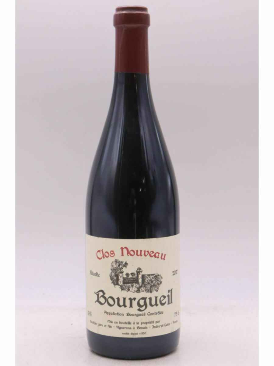 Bel Air Bourgueil Clos Nouveau 2017