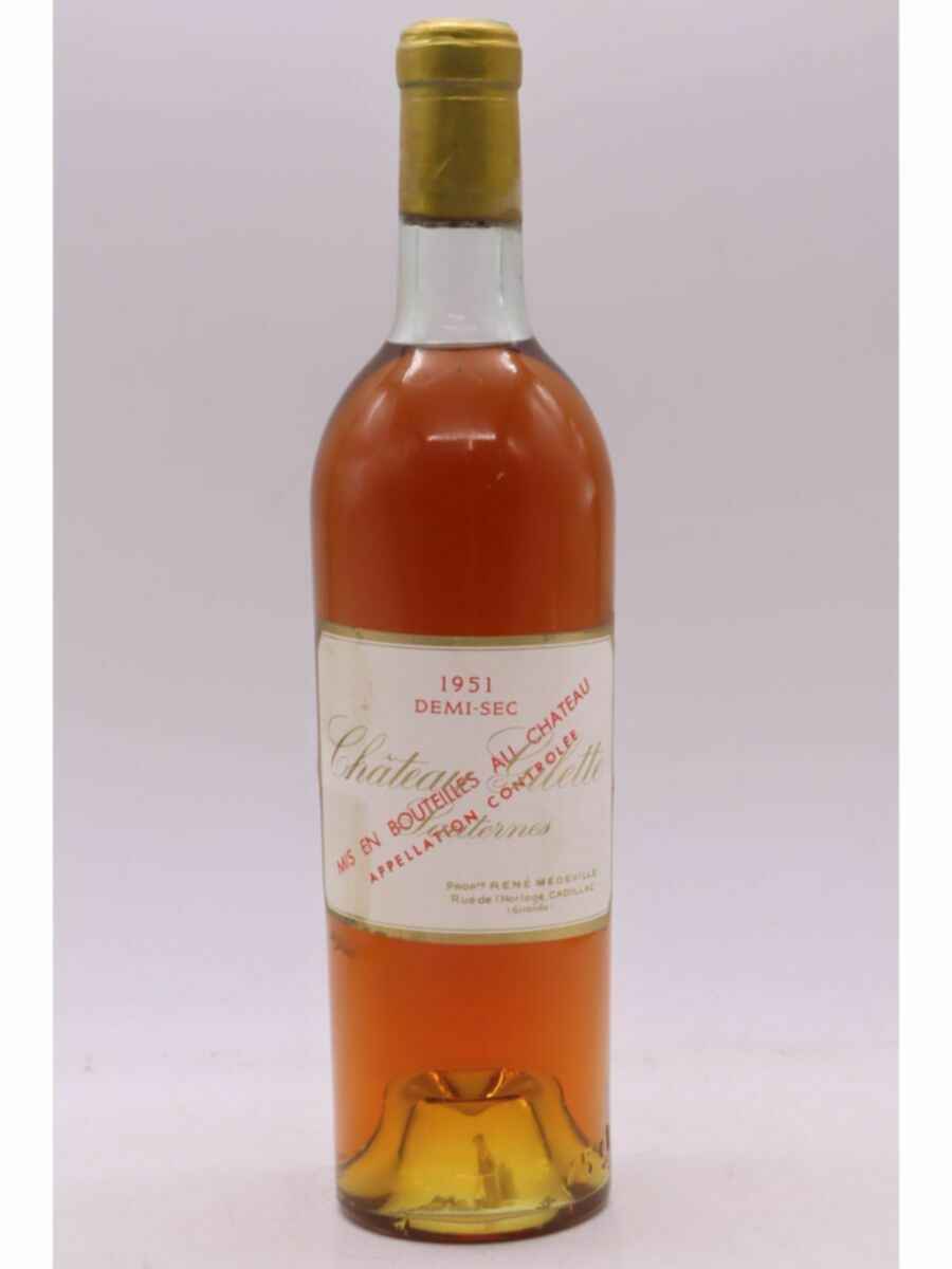 Chateau Gilette Demi Sec 1951