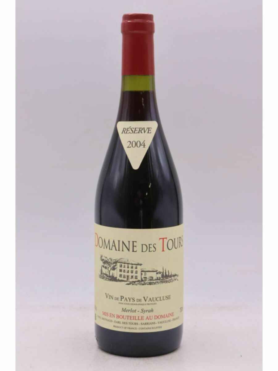 Rayas Domaine Des Tours Vaucluse Merlot-syrah Reserve 2004