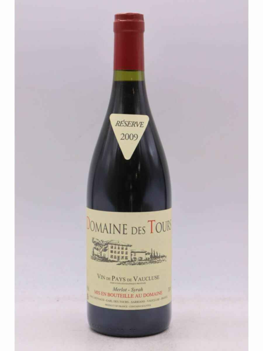 Rayas Domaine Des Tours Vaucluse Merlot-syrah Reserve 2009