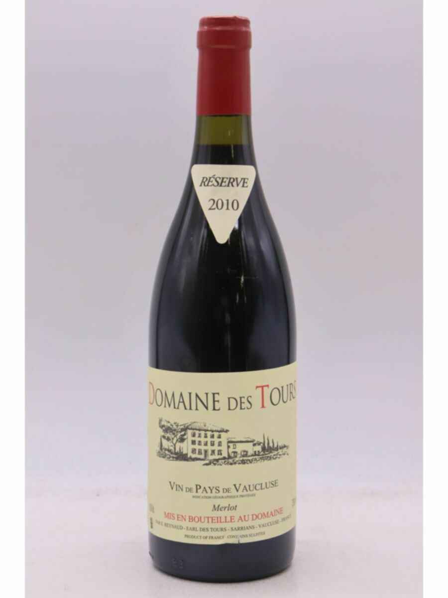 Rayas Domaine Des Tours  Vaucluse Merlot Reserve 2010