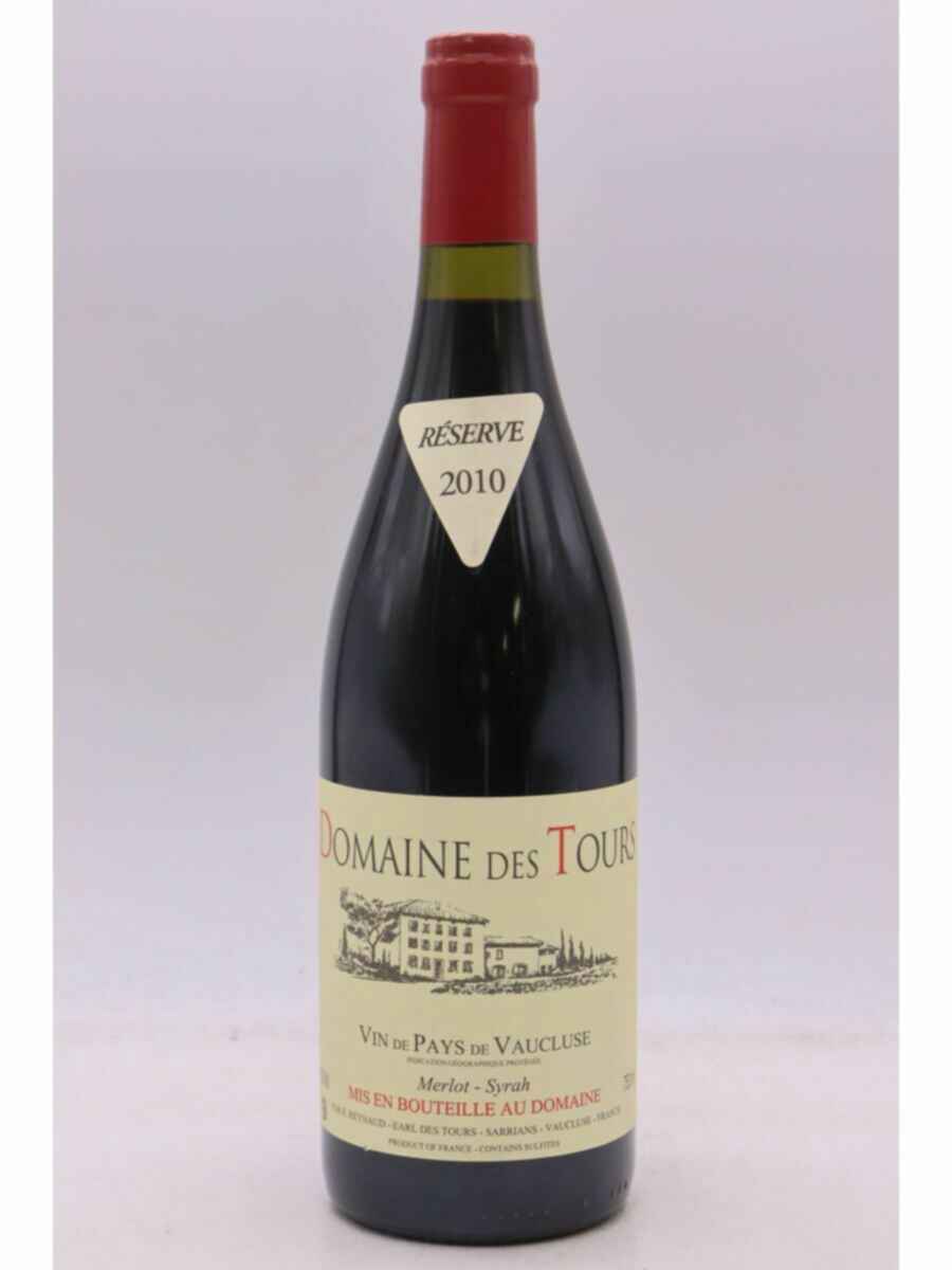 Rayas Domaine Des Tours Vaucluse Merlot-syrah Reserve 2010