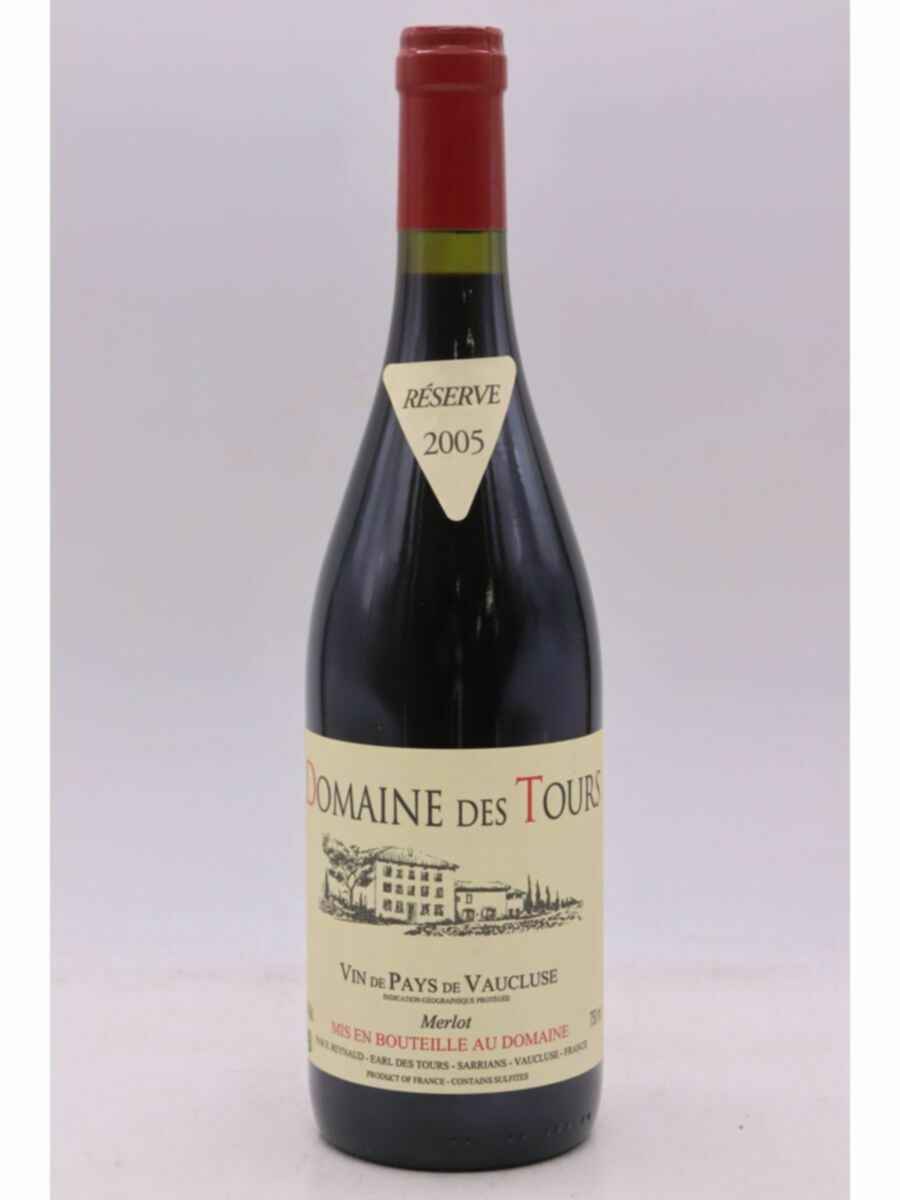 Rayas Domaine Des Tours  Vaucluse Merlot Reserve 2005