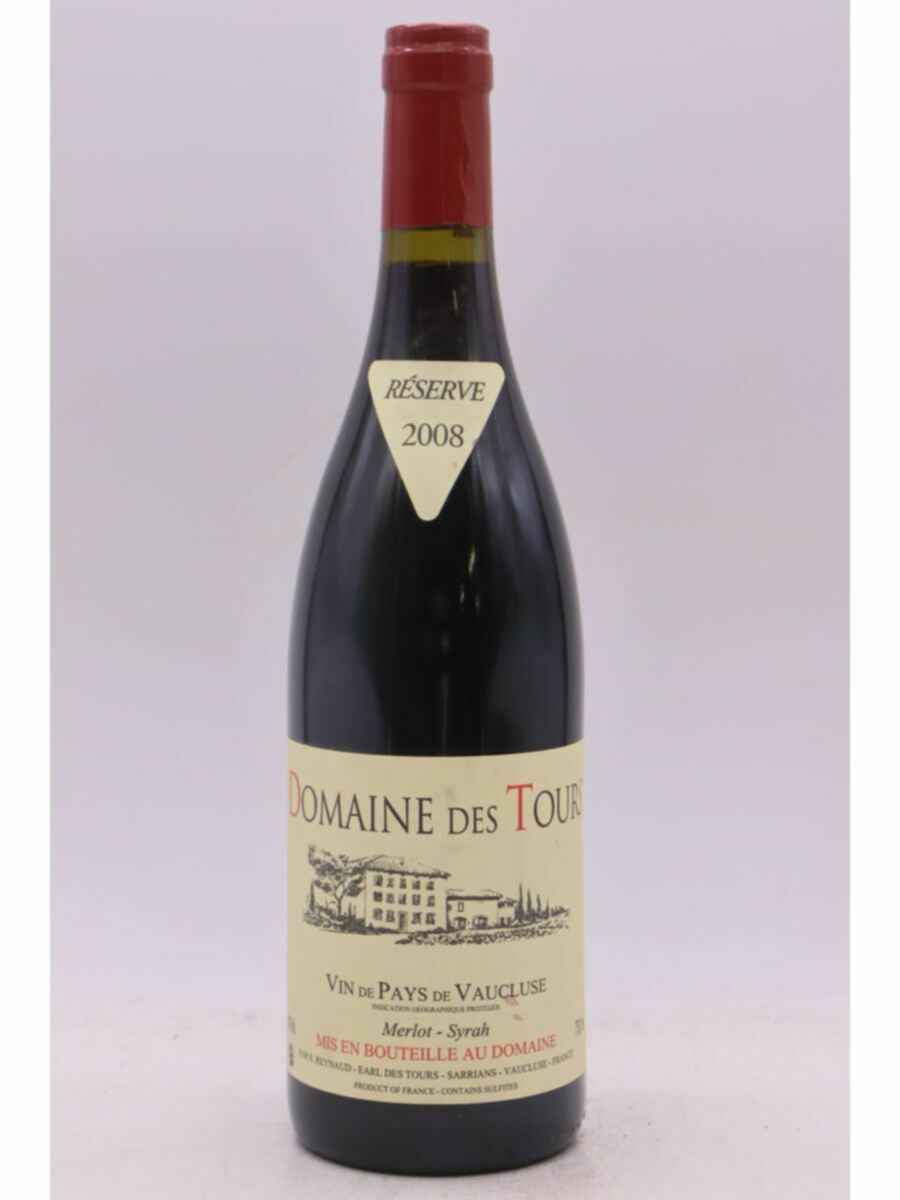 Rayas Domaine Des Tours Vaucluse Merlot-syrah Reserve 2008