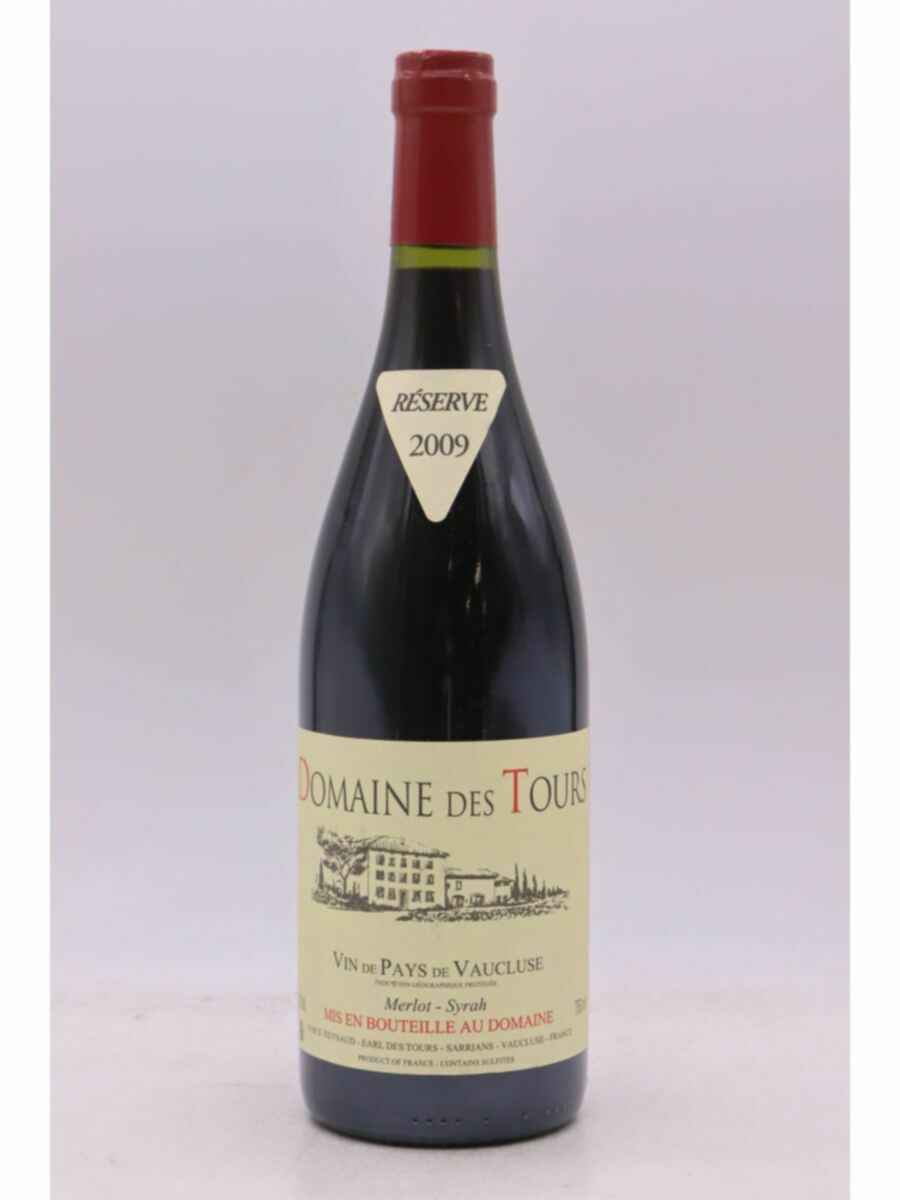 Rayas Domaine Des Tours Vaucluse Merlot-syrah Reserve 2009
