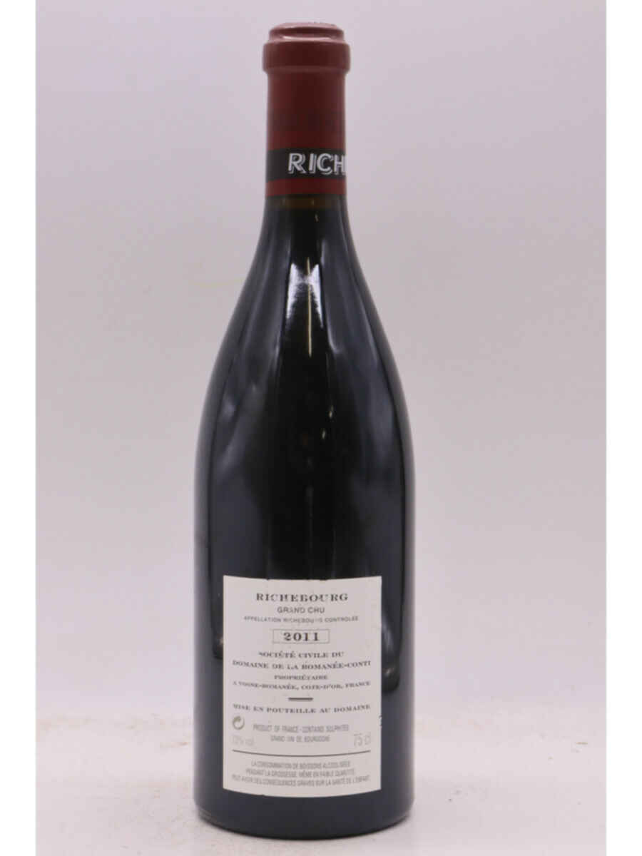 De La Romanee Conti Richebourg Grand Cru 2011