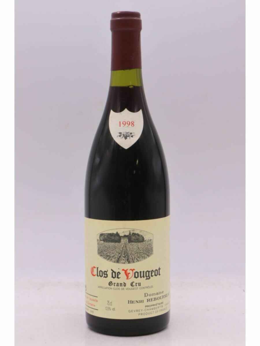 Henri Rebourseau Clos De Vougeot Grand Cru 1998