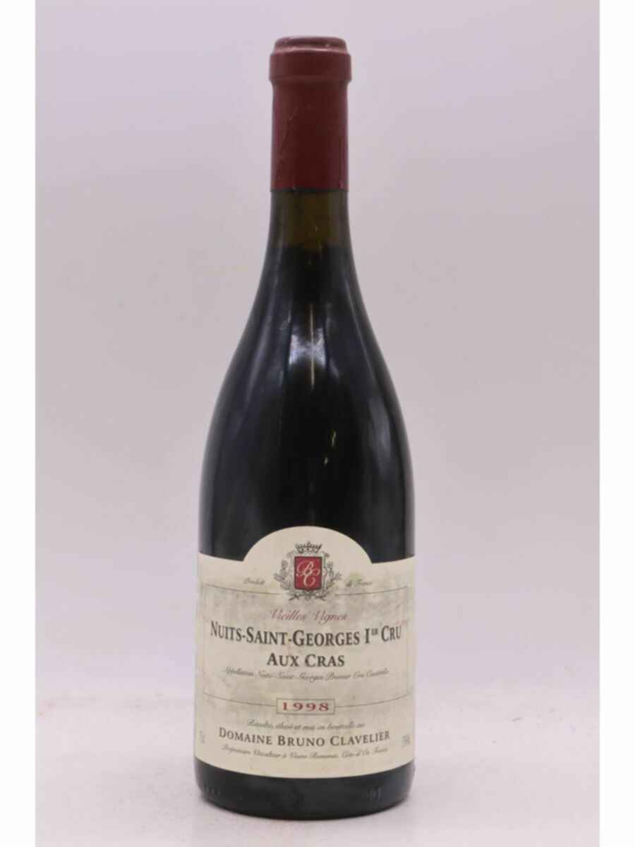 Bruno Clavelier Nuits St Georges Aux Cras 1er Cru 1998