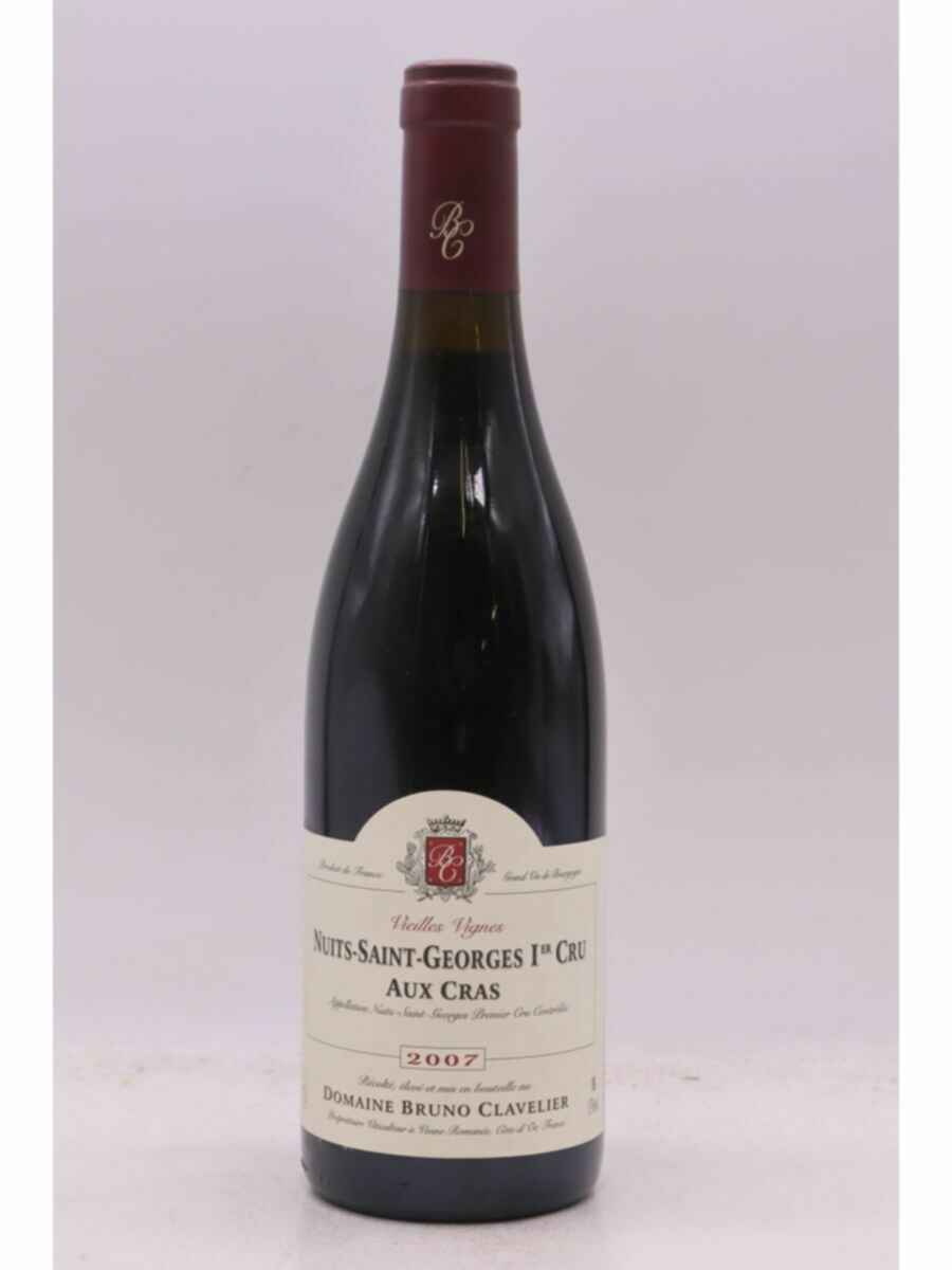 Bruno Clavelier Nuits St Georges Aux Cras 1er Cru 2007