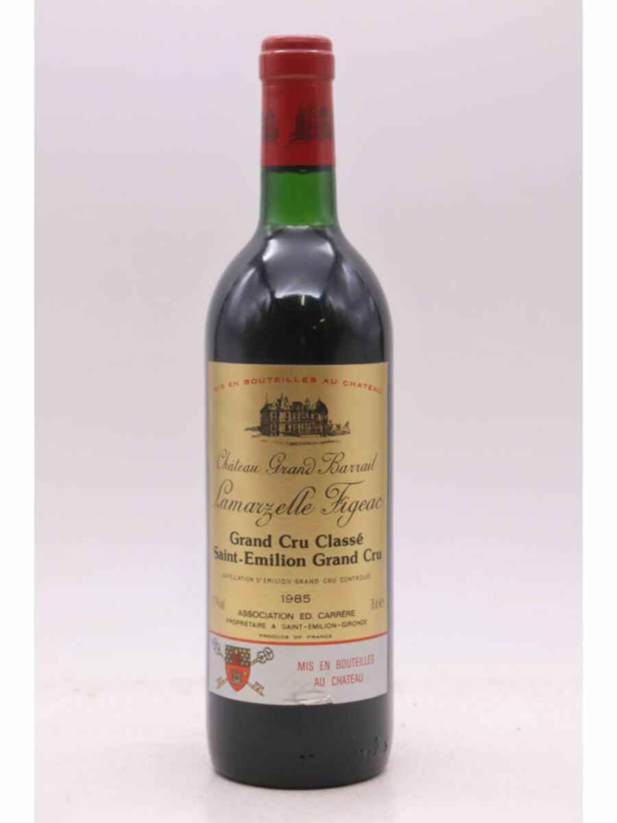 Chateau Grand Barrail Lamarzelle Figeac 1985