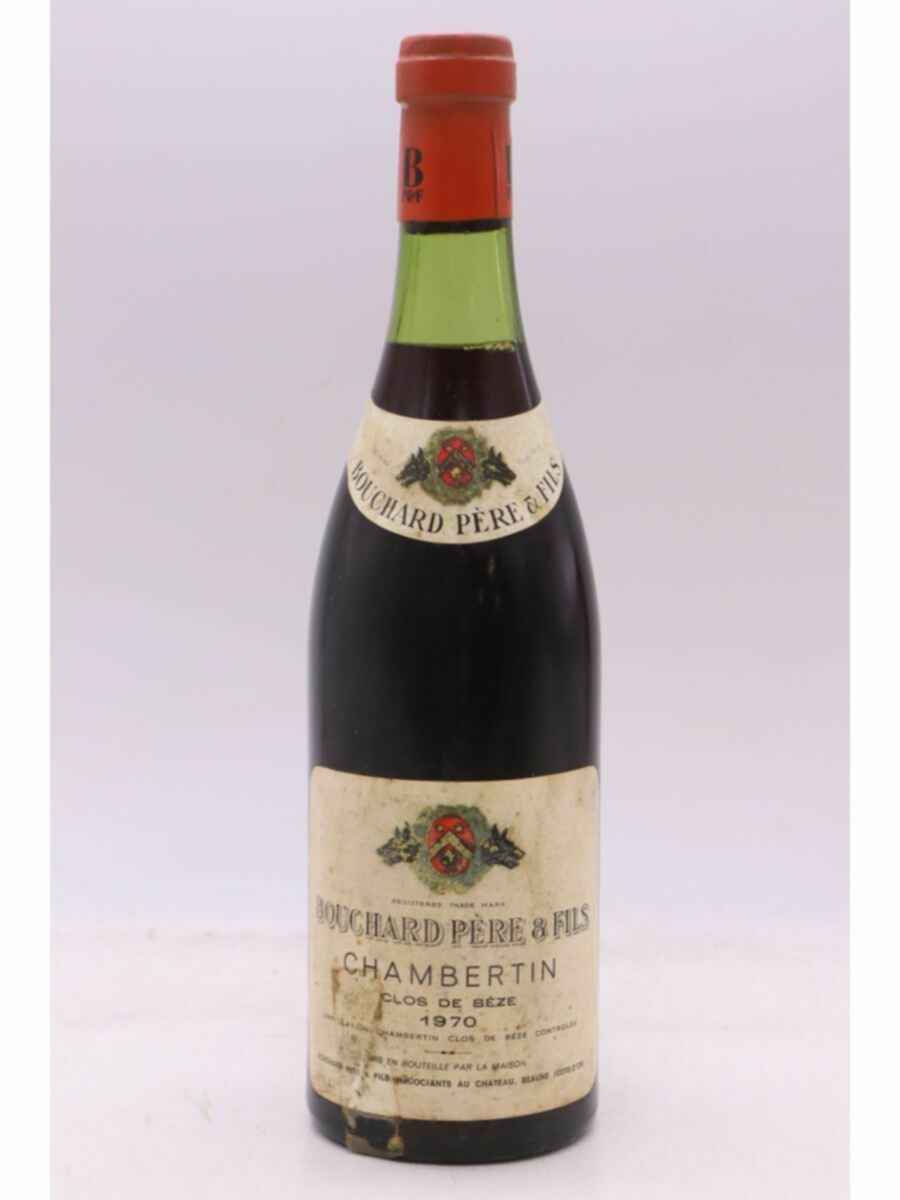 Bouchard P&f Chambertin Clos De Beze Grand Cru 1970