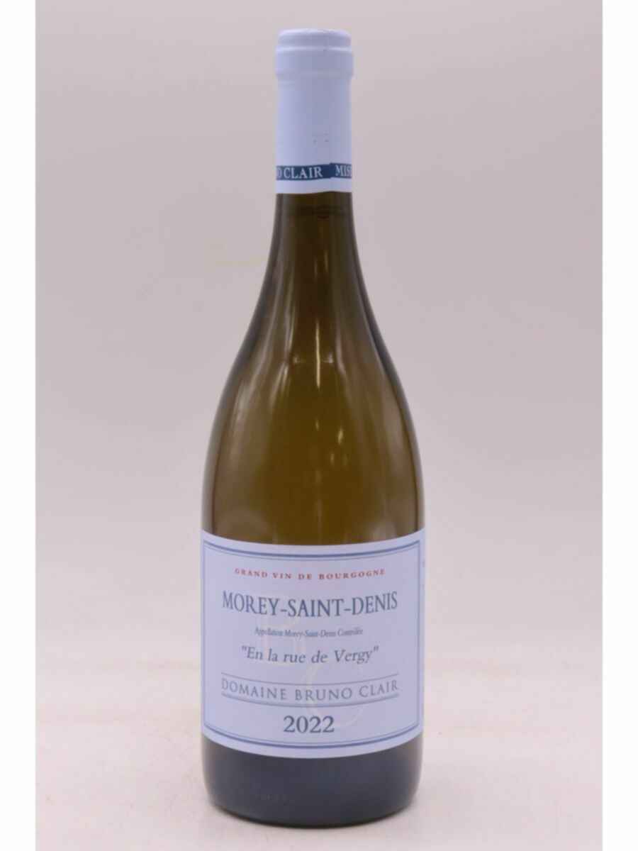 Bruno Clair Morey St Denis En La Rue Vergy Blanc 2022