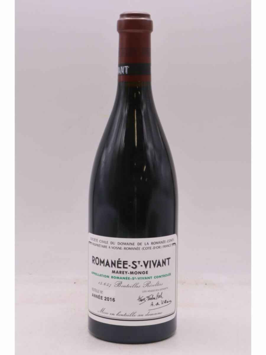 De La Romanee Conti Romanee Saint Vivant Grand Cru 2016