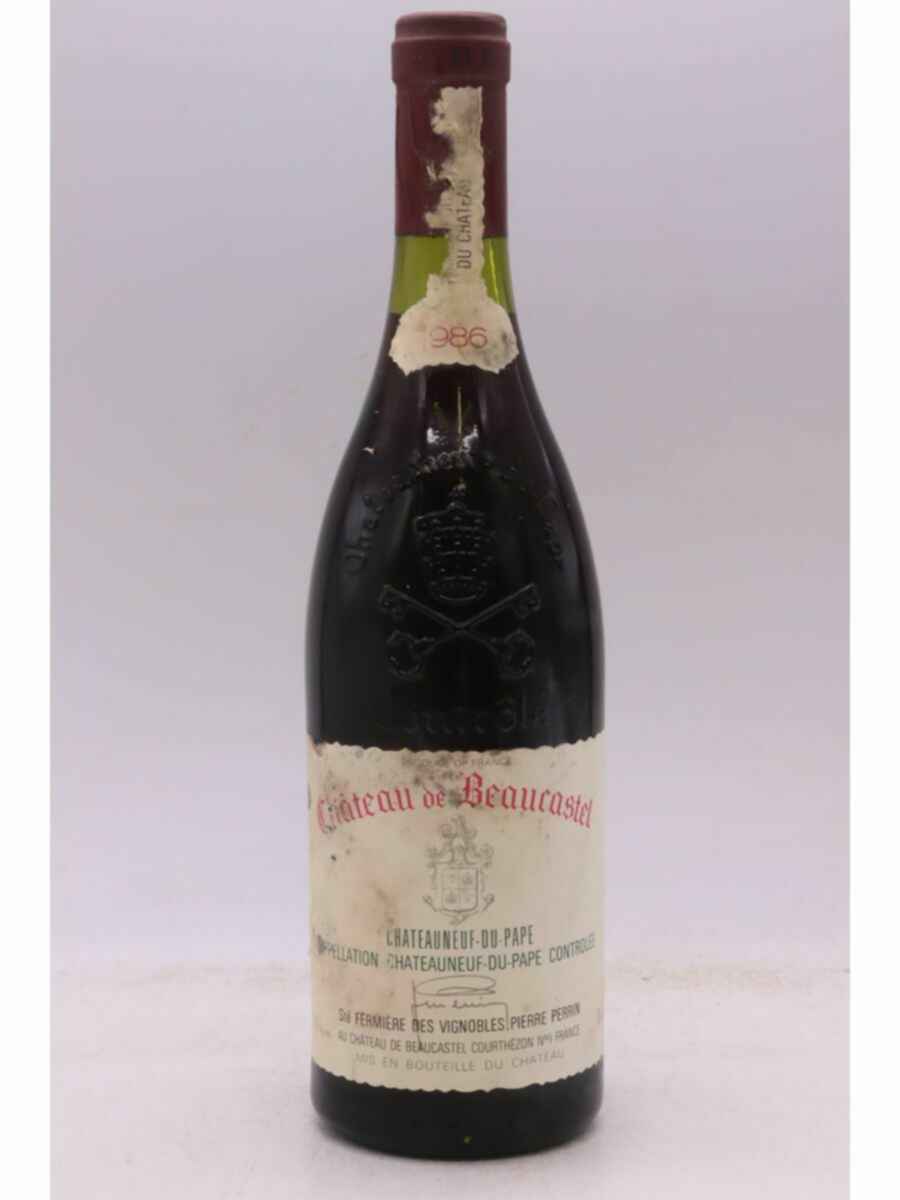 Beaucastel Chateauneuf Du Pape 1986