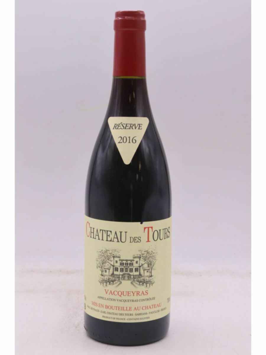 Rayas Chateau Des Tours Vacqueyras Rouge 2016