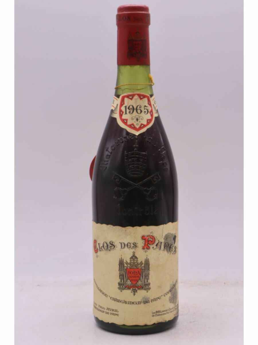 Clos Des Papes Chateauneuf Du Pape 1965