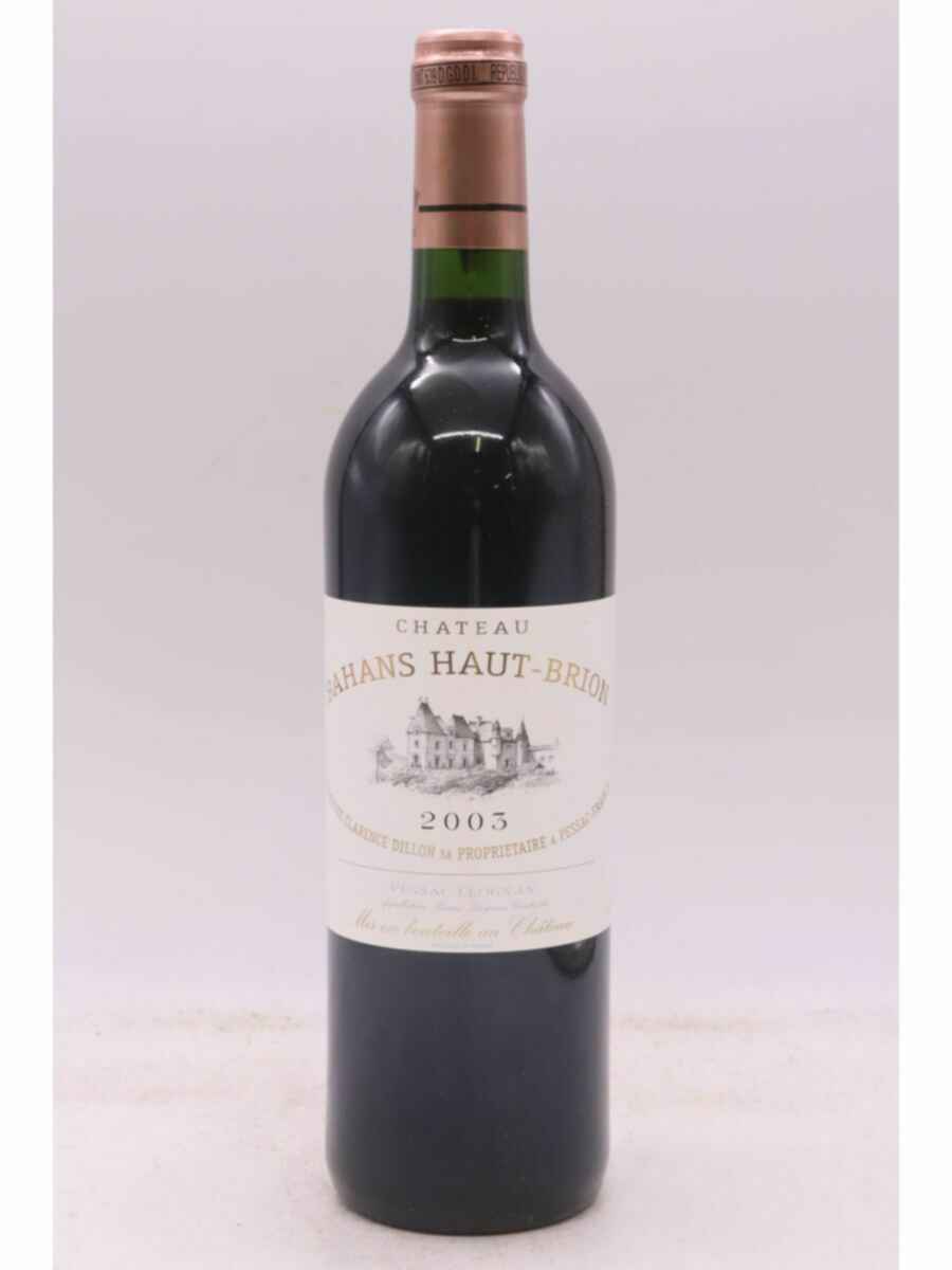 Chateau Haut Brion Chateau Bahans Haut Brion 2003