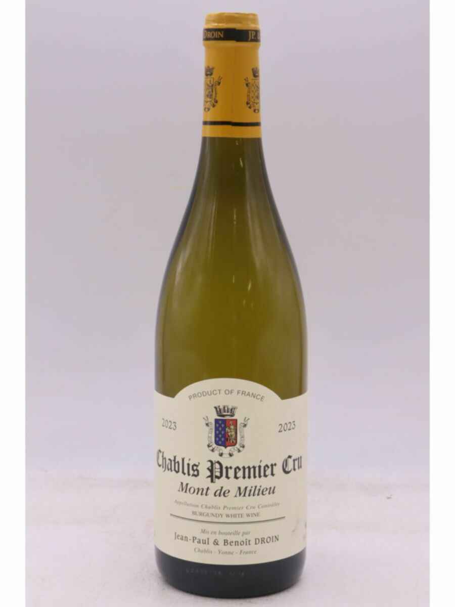 Jean Paul Droin Chablis Mont Du Milieu 1er Cru 2023