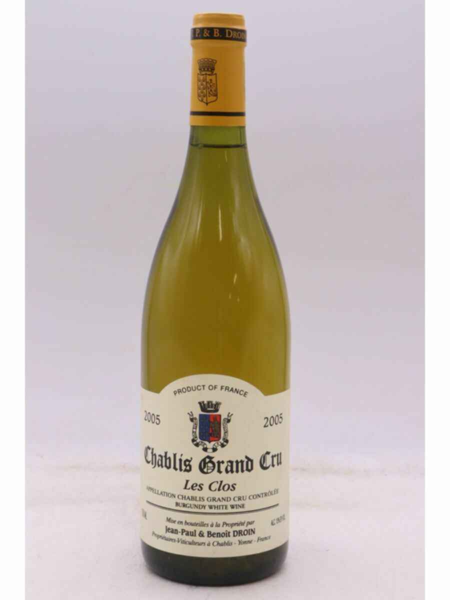 Jean Paul Droin Chablis Les Clos Grand Cru 2005