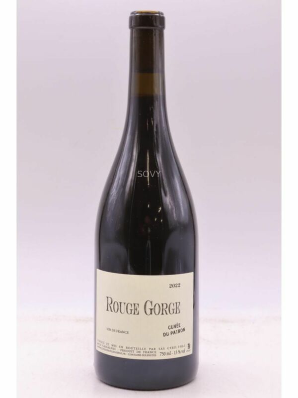 Clos Du Rouge Gorge Cuvee Du Patron, 2022
