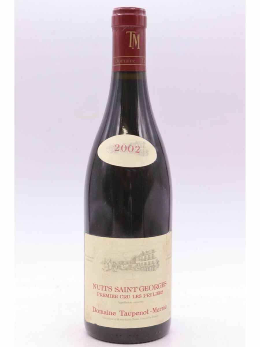 Taupenot Merme Nuits Saint Georges 1er Cru Les Pruliers 2002