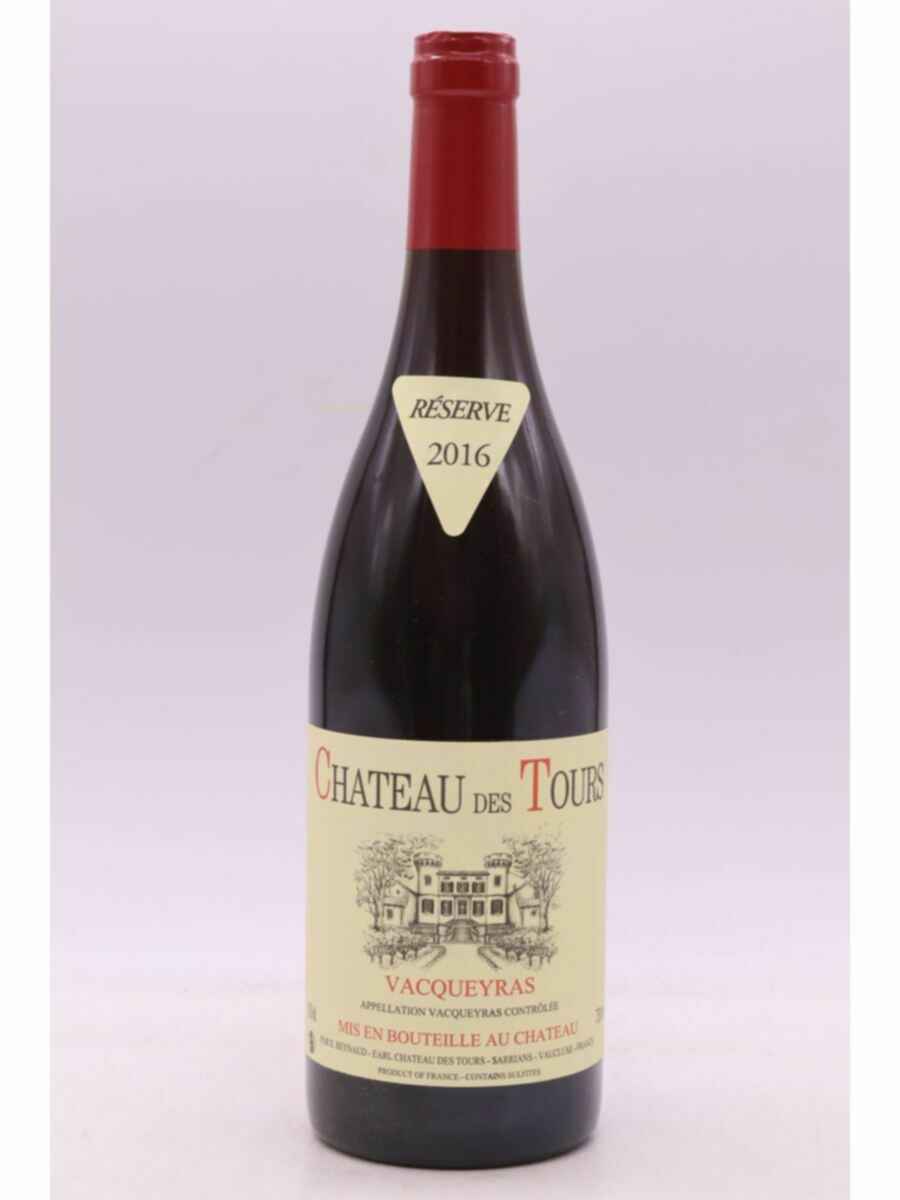 Rayas Chateau Des Tours Vacqueyras Rouge 2016