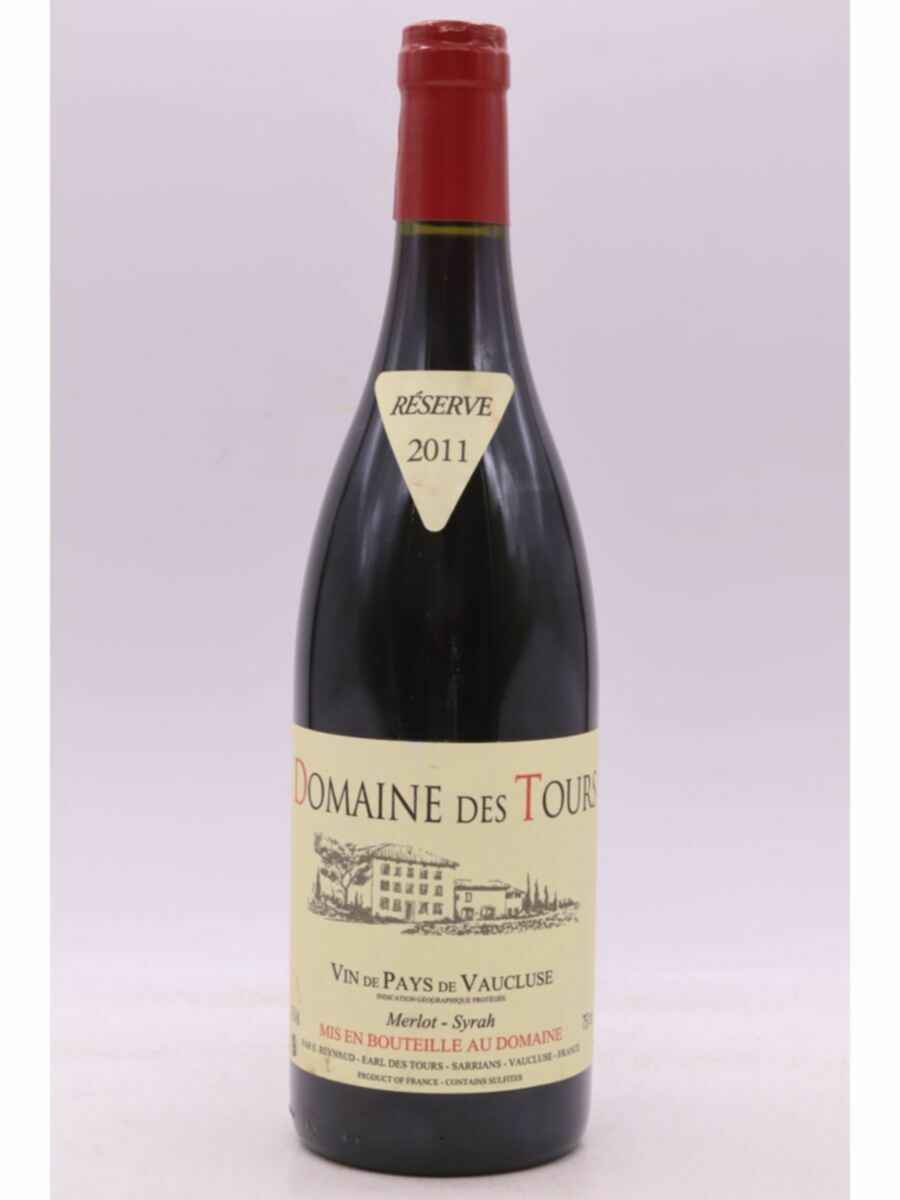 Rayas Domaine Des Tours Vaucluse Merlot-syrah Reserve 2011