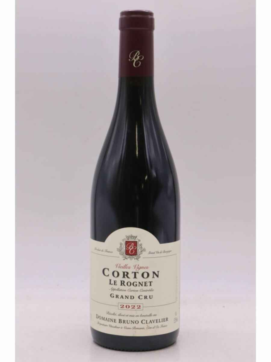 Bruno Clavelier Corton Le Rognet Grand Cru 2022
