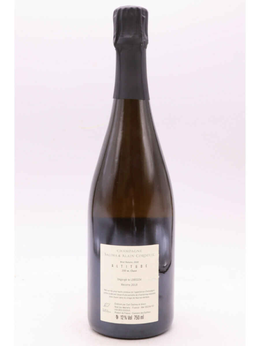 Salima Et Alain Cordeuil Altitude 350m Ouest Brut Nature 2019