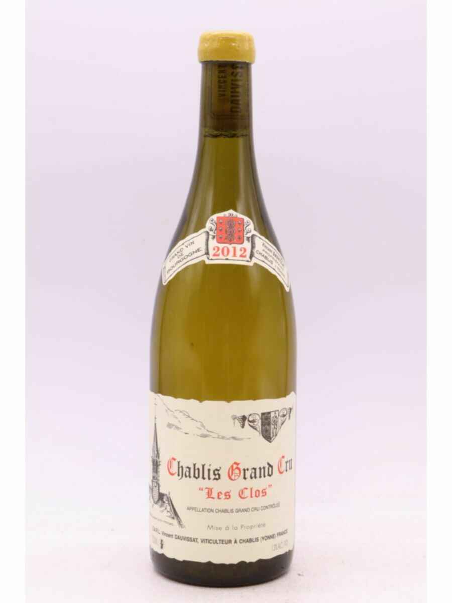 Vincent Dauvissat Chablis Les Clos Grand Cru 2012